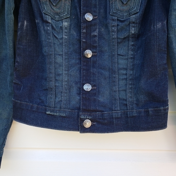 TRUE Religion Jimmy Jean Jacket Women’s XS - Picture 14 of 14